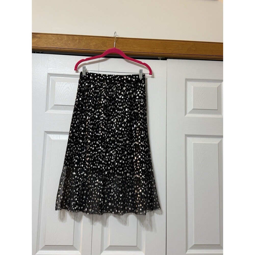 H&M Pleated Star Print Midi Skirt – Women’s US 8 (EU 38)